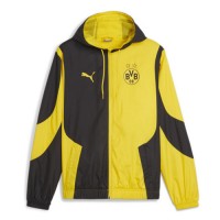 Borussia Dortmund Mens Pre-Match Windbreaker Soccer Jacket 2024-25