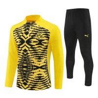 BVB Borussia Dortmund Mens Pre-Match Training Technical Soccer Tracksuit 2024-25