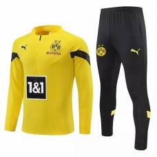 BVB Borussia Dortmund Yellow Training Technical Soccer Tracksuit 2022-23 BVB Borussia Dortmund Yellow Training Technical Soccer Tracksuit 2022-23
