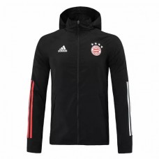 Bayern Munich All Weather Windrunner Jacket Black 2020 2021 Bayern Munich All Weather Windrunner Jacket Black 2020 2021