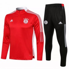 Bayern Munich Red Training Technical Soccer Tracksuit 2021-22 Bayern Munich Red Training Technical Soccer Tracksuit 2021-22