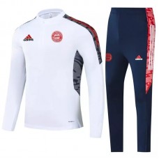 Bayern Munich White Training Technical Soccer Tracksuit 2021-22 Bayern Munich White Training Technical Soccer Tracksuit 2021-22