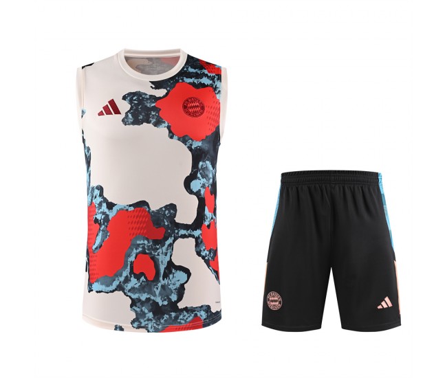 Bayern Munich Adult Pre Match Sleeveless Soccer Kit 2024-25
