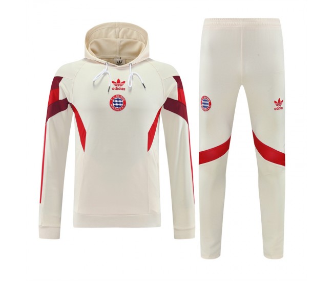 Bayern Munich Adult Hooded Training Sweat Soccer Tracksuit 2024-25