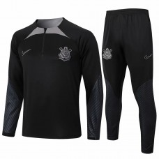 Corinthians Black Training Technical Soccer Tracksuit 2024-25