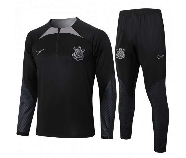 Corinthians Black Training Technical Soccer Tracksuit 2024-25