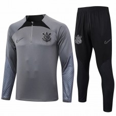 Corinthians Grey Training Technical Soccer Tracksuit 2024-25