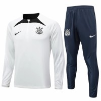 Corinthians White Training Technical Soccer Tracksuit 2024-25
