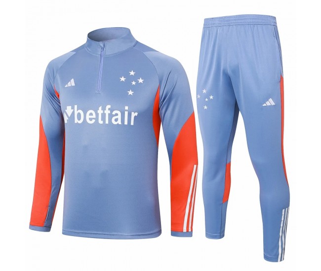 Cruzeiro Blue Training Technical Soccer Tracksuit 2024-25
