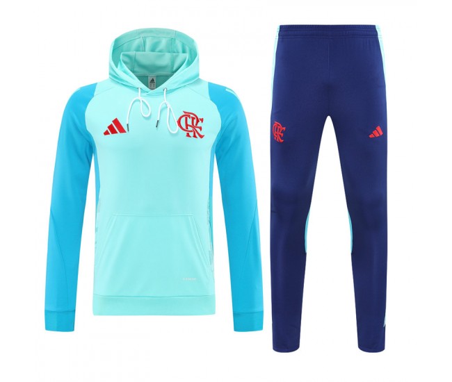 CR Flamengo Men's Training Hooded Sweat Soccer Tracksuit 2024-25