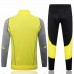 Adidas CR Flamengo Yellow Training Presentation Soccer Tracksuit 2024-25