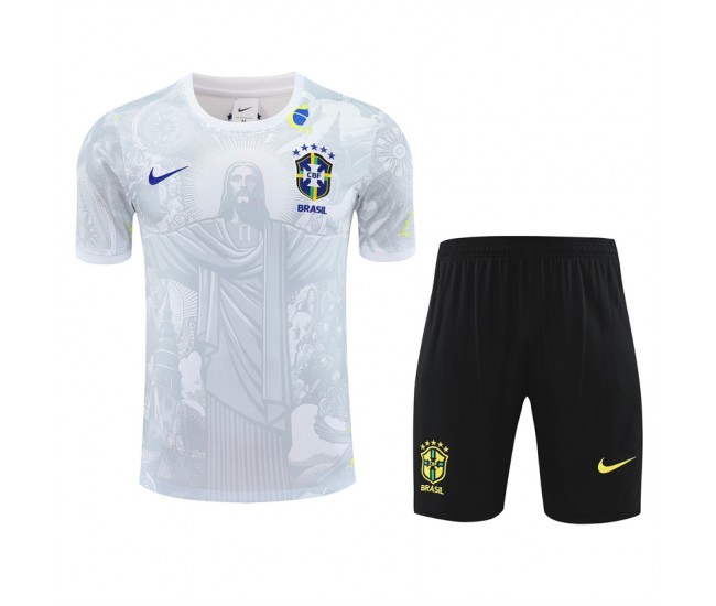 Brazil Adult Pre Match Soccer Kit 2025-26