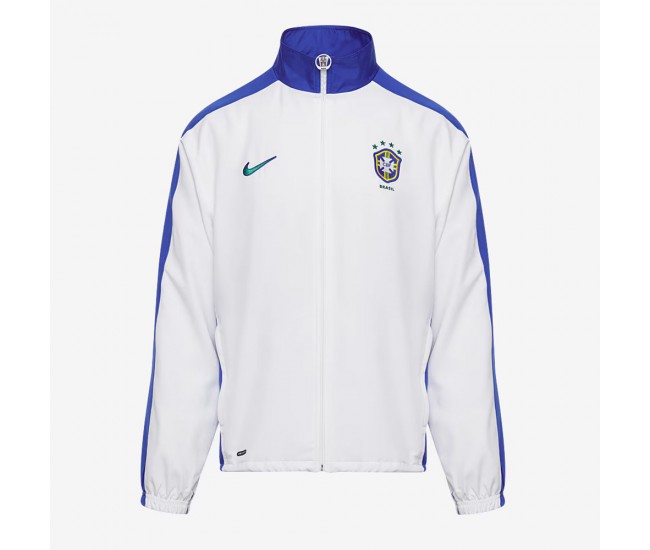 Brazil Mens Re-issue Track Soccer Jacket 2024-25