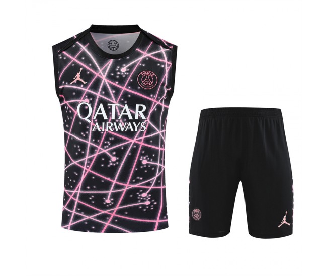 PSG Jordan Adult Pre Match Sleeveless Soccer Kit 2025-26