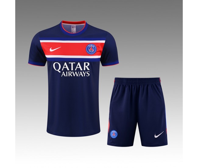 Paris Saint-Germain Mens Pre Match Navy Training Soccer Kit 2026-27