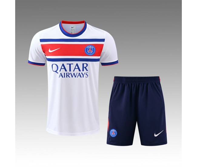 Paris Saint-Germain Mens Pre Match White Training Soccer Kit 2026-27