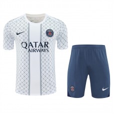 Paris Saint-Germain Mens Pre Match White Training Kit 2025-26 Paris Saint-Germain Mens Pre Match White Training Kit 2025-26