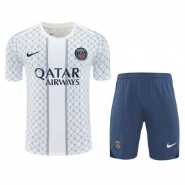 Paris Saint-Germain Mens Pre Match White Training Kit 2025-26 Paris Saint-Germain Mens Pre Match White Training Kit 2025-26