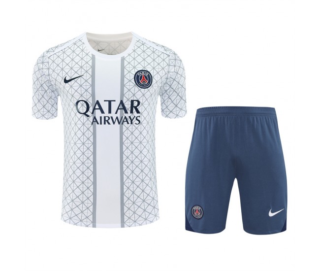 Paris Saint-Germain Mens Pre Match White Training Kit 2025-26