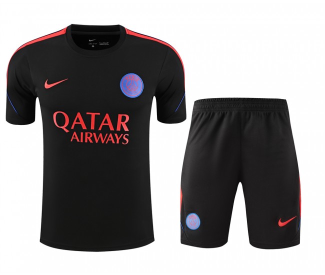 Paris Saint Germain Strike Black Training Soccer Kit 2026-27