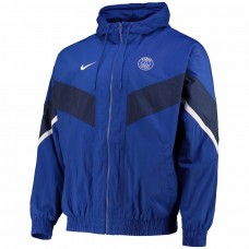 Paris Saint-Germain Strike Anthem Full-Zip Hoodie Jacket Blue Paris Saint-Germain Strike Anthem Full-Zip Hoodie Jacket Blue