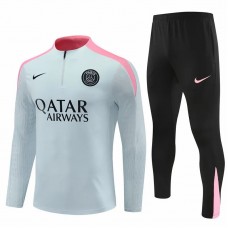 PSG Grey Training Technical Soccer Tracksuit 2024-25 PSG Grey Training Technical Soccer Tracksuit 2024-25