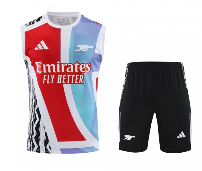 Arsenal Adult Pre Match Sleeveless Soccer Kit 2024-25