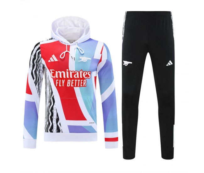 Arsenal FC Adult Training Hooded Sweat Soccer Tracksuit 2024-25
