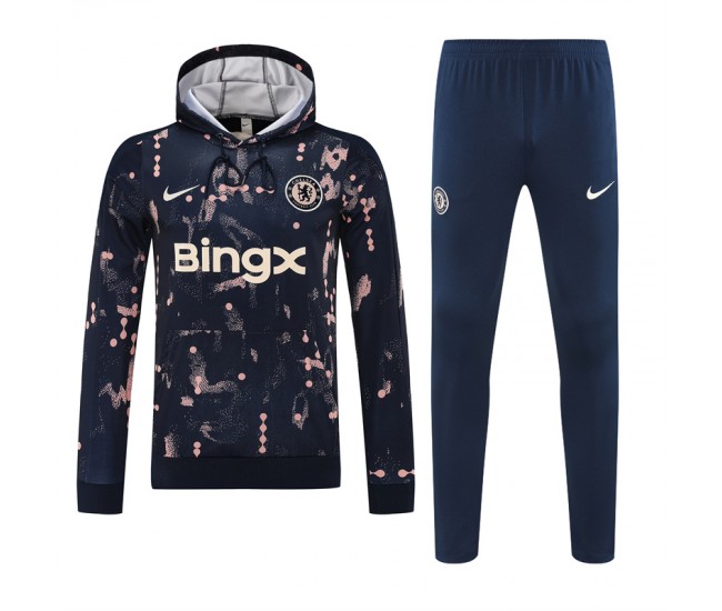 Chelsea FC Adult Academy Pro Se Training Hooded Sweat Soccer Tracksuit 2025-26