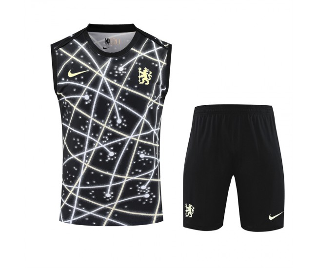 Chelsea Adult Pre Match Training Sleeveless Soccer Kit 2025-26