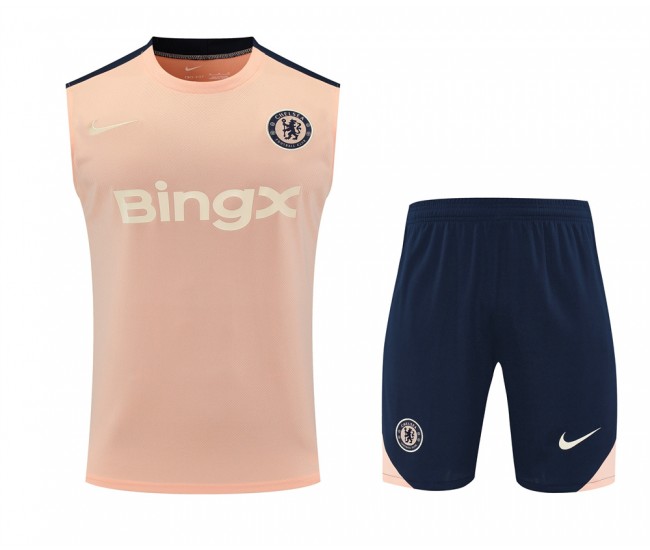 Chelsea Adult Strike Training Sleeveless Soccer Kit 2025-26