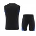 Manchester United Adult Pre Match Black Training Sleeveless Kit 2025-26