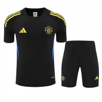 Manchester United Adult Pre Match Black Training Kit 2025-26