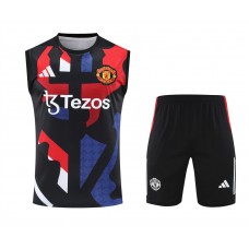 Manchester United Adult Pre Match Sleeveless Soccer Kit 2024-25
