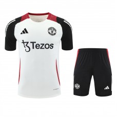 Manchester United Adult Off White Training Soccer Kit 2024-25
