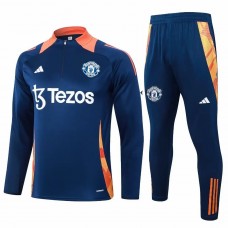 Manchester United Navy Training Technical Soccer Tracksuit 2024-25 Manchester United Navy Training Technical Soccer Tracksuit 2024-25