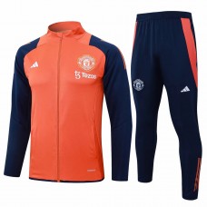 Manchester United Orange Training Presentation Soccer Tracksuit 2024-25 Manchester United Orange Training Presentation Soccer Tracksuit 2024-25
