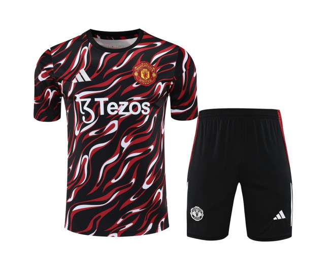Manchester United Adult Pre Match Training Soccer Kit 2025-26