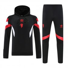 Manchester United FC Adult Originals Training Hooded Sweat Soccer Tracksuit 2024-25 Manchester United FC Adult Originals Training Hooded Sweat Soccer Tracksuit 2024-25