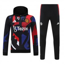 Manchester United FC Adult Training Hooded Sweat Soccer Tracksuit 2024-25 Manchester United FC Adult Training Hooded Sweat Soccer Tracksuit 2024-25