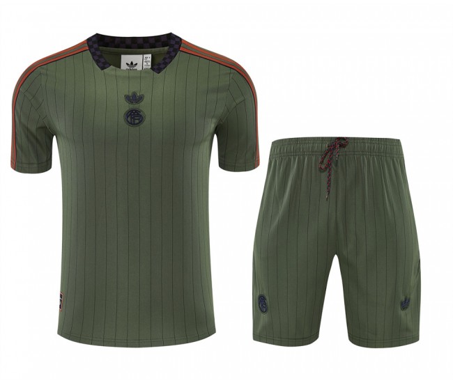Bayern Munich Adult Terrace Icons Green Soccer Kit 2025-26