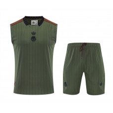 Bayern Munich Adult Terrace Icons Green Sleeveless Soccer Kit 2025-26