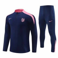 Atlético de Madrid Navy Training Technical Soccer Tracksuit 2024-25
