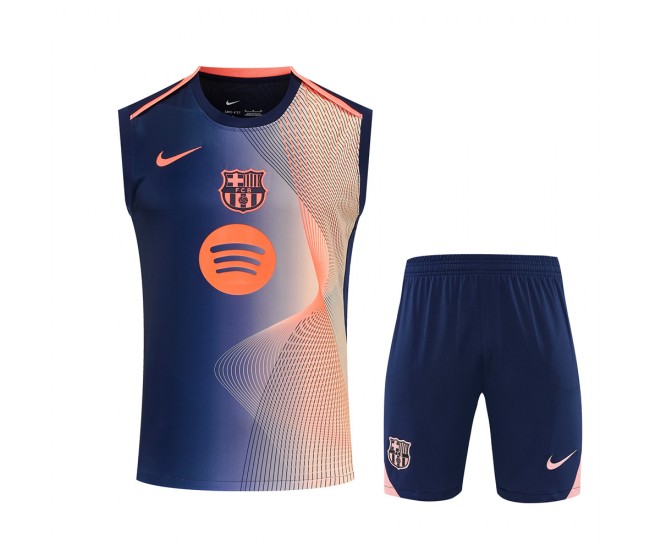 FC Barcelona Adult Pre Match Sleeveless Soccer Kit 2026-27