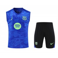 FC Barcelona Adult Pre Match Sleeveless Soccer Kit 2024-25