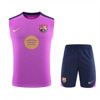FC Barcelona Adult Training Sleeveless Soccer Kit 2024-25