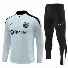 FC Barcelona White Training Technical Soccer Tracksuit 2024-25 FC Barcelona White Training Technical Soccer Tracksuit 2024-25