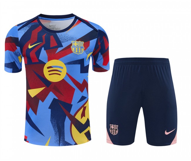 FC Barcelona Adult Pre Match Training Soccer Kit 2025-26