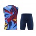 FC Barcelona Adult Pre Match Training Sleeveless Soccer Kit 2025-26