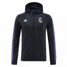 Real Madrid DNA Raglan Full-Zip Hoodie Windbreaker Jacket Navy Real Madrid DNA Raglan Full-Zip Hoodie Windbreaker Jacket Navy